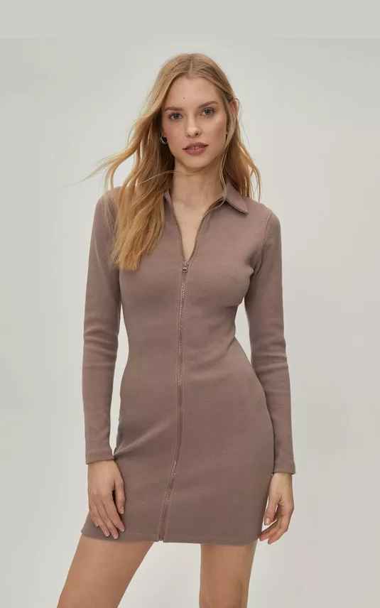 ژاکت زیپ دار پاییزی زنانه