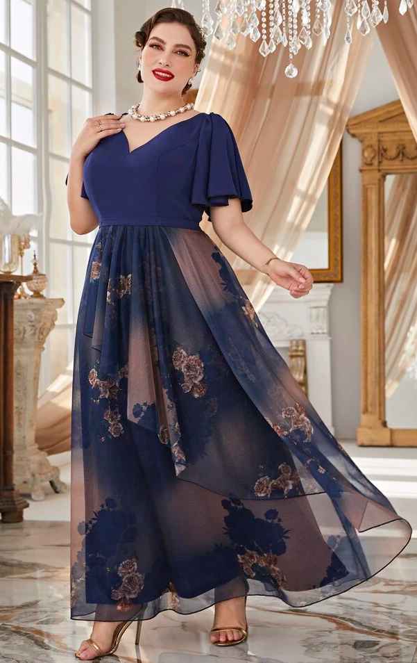 پیراهن مجلسی اور سایز زنانه
