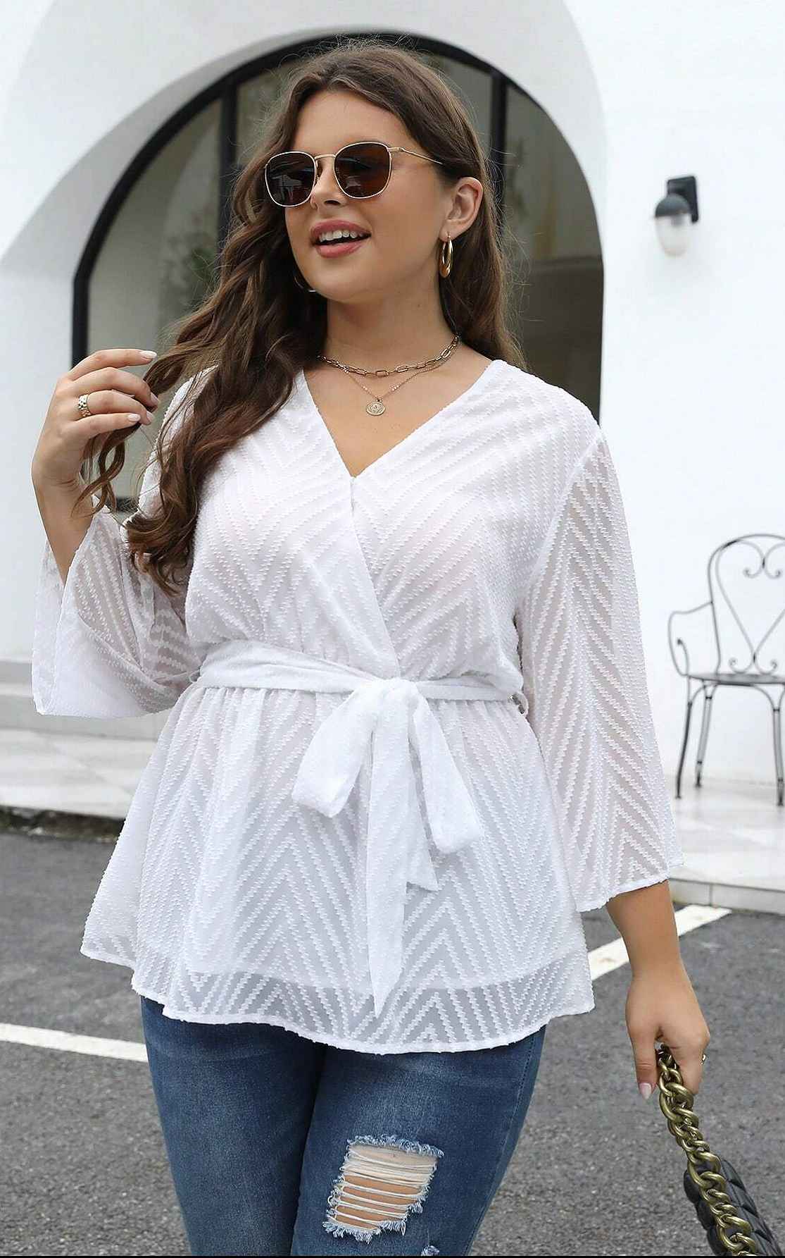بلوز سایز بزرگ زنانه